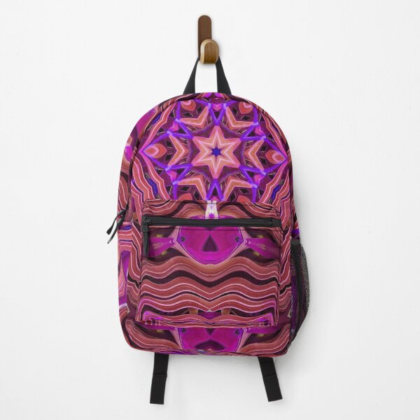Item preview, Boho Vibes Kaleidoscope Abstract Maximalist Style Hippie Colors Mix of Violet Mauve Lilac Cream 4 of 16 designed and sold by Beachy.
