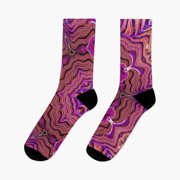 Item preview, Boho Vibes Kaleidoscope Abstract Maximalist Style Hippie Colors Mix of Violet Mauve Lilac Cream 4 of 16 designed and sold by Beachy.