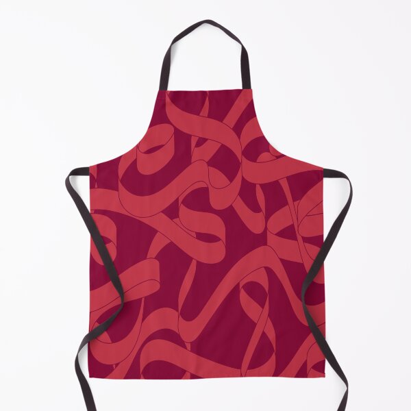 Item preview, Abstract and minimalist entangled red ribbon #70 designed and sold by Cocolorr.
