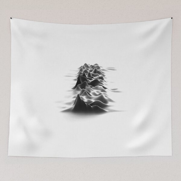 Item preview, Pulsar Waves (Light background) designed and sold by Periodic Table of Synthpop.