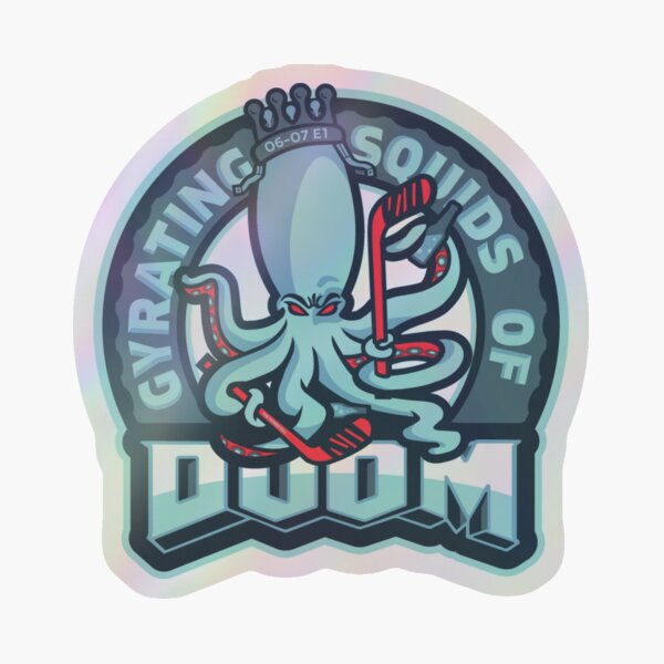 Artikelvorschau, Rotierende Tintenfische von DOOM!© Hockey Club entworfen und verkauft von Aciu.