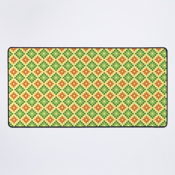 Item preview, Gaucho Pampa Pattern 12 Orange & Green with Yellow background designed and sold by Pablo Pereyra.