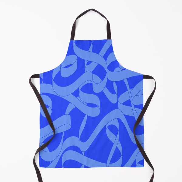 Item preview, Abstract and minimalist entangled blue ribbon #73 designed and sold by Cocolorr.