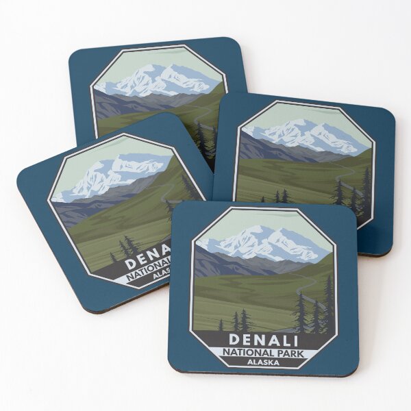 Item preview, Denali National Park Retro Emblem designed and sold by KrisSidDesigns.