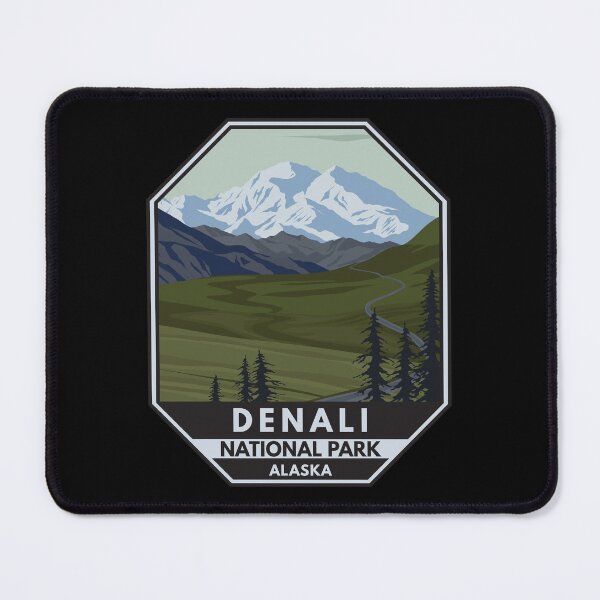 Item preview, Denali National Park Retro Emblem designed and sold by KrisSidDesigns.