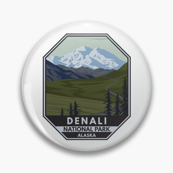 Item preview, Denali National Park Retro Emblem designed and sold by KrisSidDesigns.