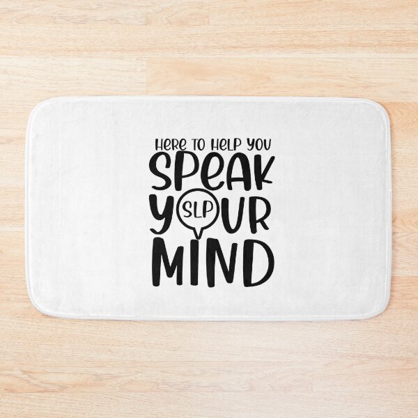 Aperçu de l'œuvre Orthophoniste SLP Speak Your Mind créée et vendue par TeesYouWant.