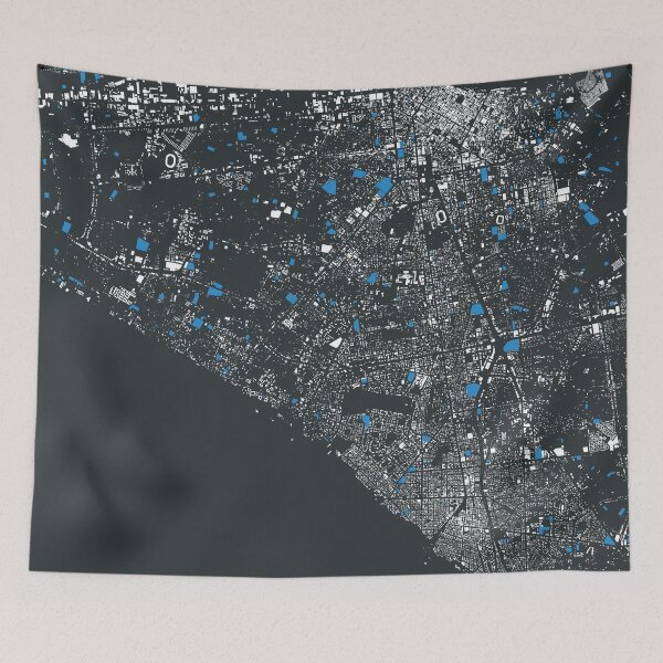 Item preview, Map of Lima with its schools in colour designed and sold by jean-nicolas.