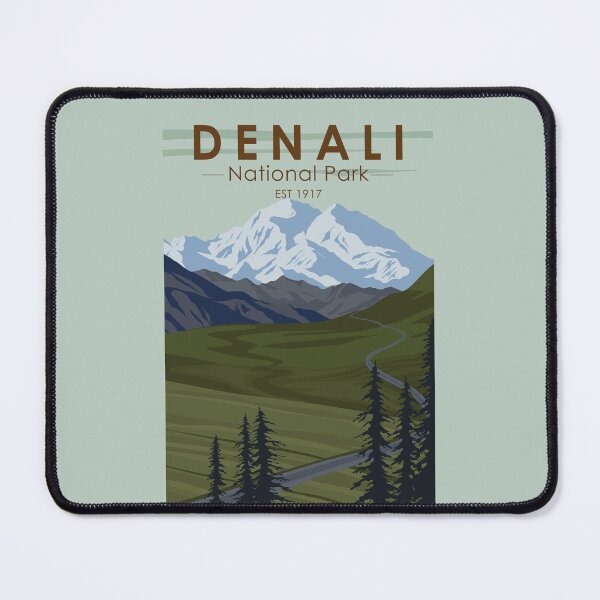 Item preview, Denali National Park Road Vintage designed and sold by KrisSidDesigns.