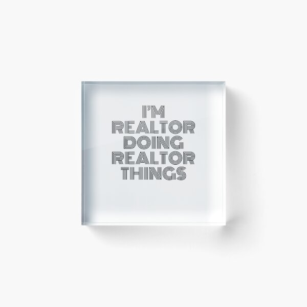 Artikelvorschau, Ich bin Realtor Doing Realtor Things Vintage Quote entworfen und verkauft von SVPOD.