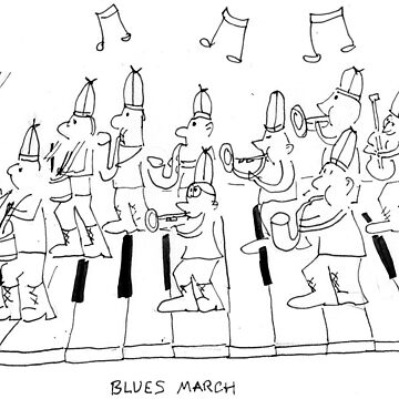 Artwork thumbnail, Blues March by fred rosenthal