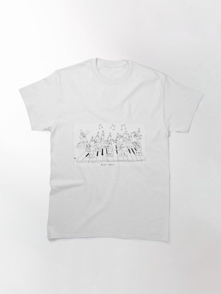 Thumbnail 3 of 7, Classic T-Shirt, Blues March designed and sold by bromfieldpen.