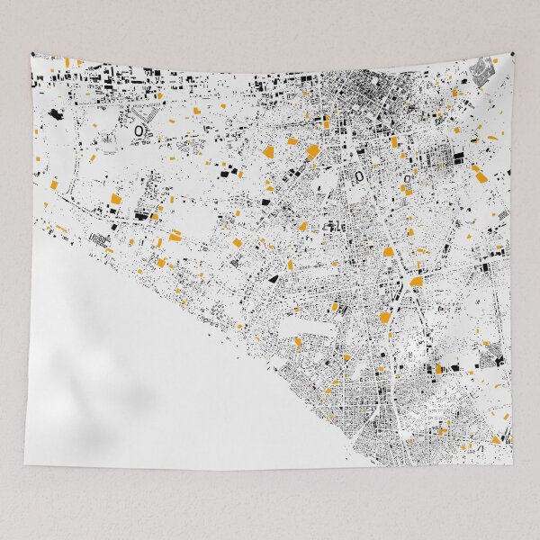 Item preview, Map of Lima with its schools in colour designed and sold by jean-nicolas.