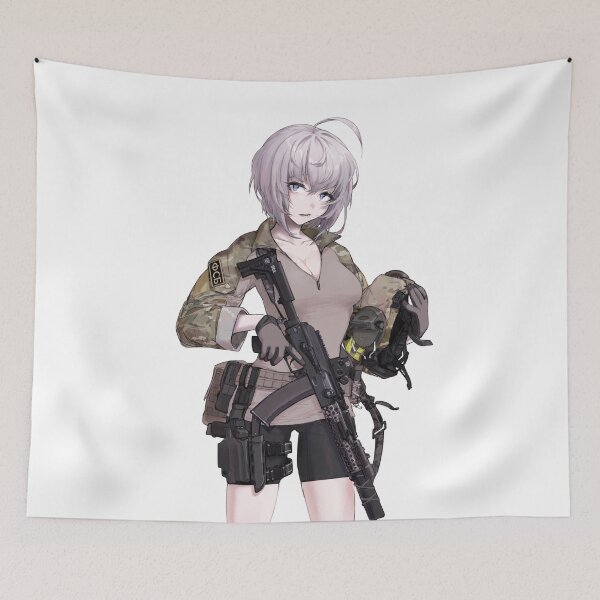 Item preview, Military Anime Girl designed and sold by kittiescuties.