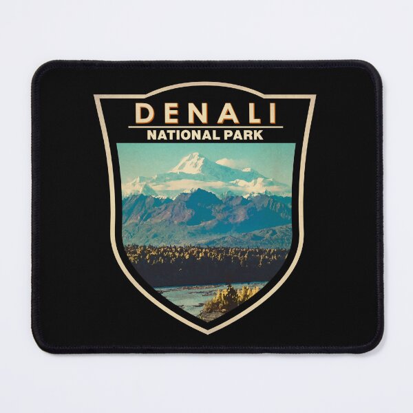 Item preview, Denali National Park Watercolor Badge designed and sold by KrisSidDesigns.