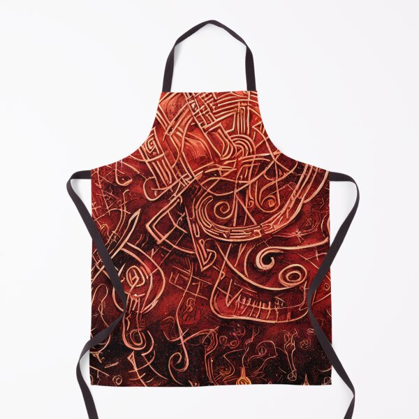 Item preview, Alien Arcane Aesthic AiArt Red runes 2 designed and sold by Swabcraft.