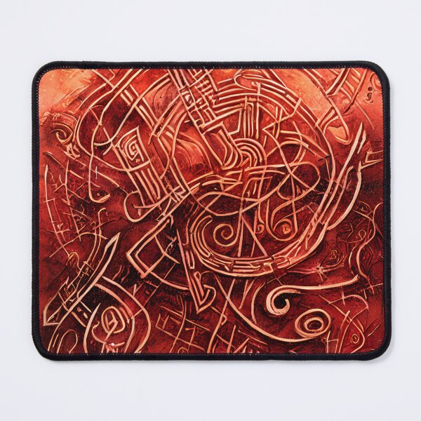 Item preview, Alien Arcane Aesthic AiArt Red runes 2 designed and sold by Swabcraft.