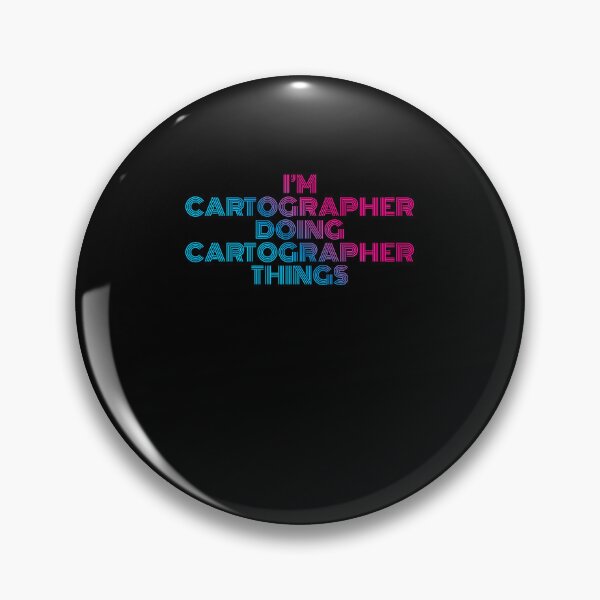 Item preview, I'm Cartographer Doing Cartographer Things Retro Neon designed and sold by SVPOD.