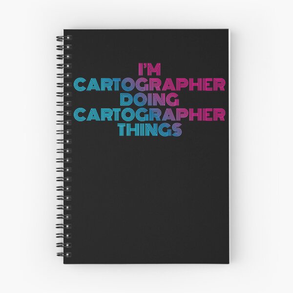Item preview, I'm Cartographer Doing Cartographer Things Retro Neon designed and sold by SVPOD.