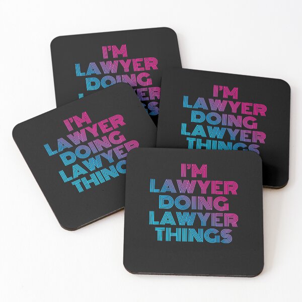 Item preview, I'm Lawyer Doing Lawyer Things Retro Neon designed and sold by SVPOD.