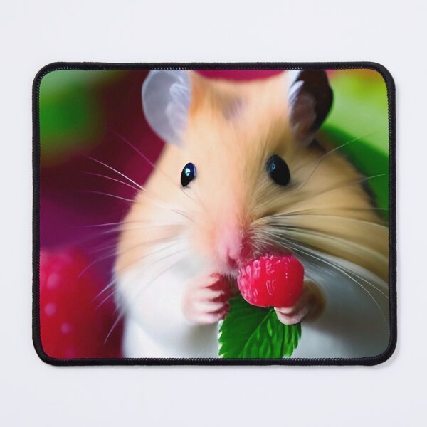 Item preview, hamster with raspberries designed and sold by OverAltruist.