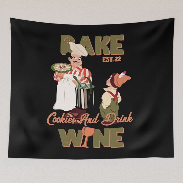 Item preview, BAKE COOOKIES AND DRINK WINE designed and sold by GAADesignz.