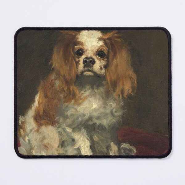 Item preview, A King Charles Spaniel | Edouard Manet | 1866 Dog Art designed and sold by CJET.