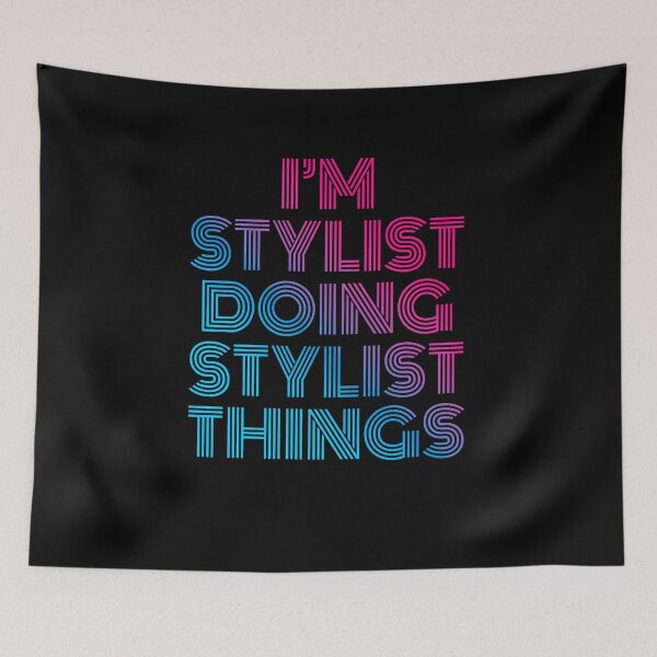 Item preview, I'm Stylist Doing Stylist Things Retro Neon designed and sold by SVPOD.