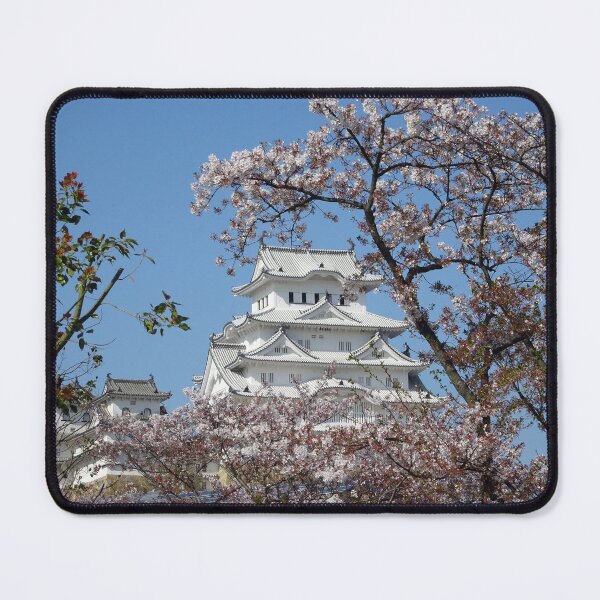 Item preview, Sakura at Himeji Castle in Japan designed and sold by cuisinecat2.