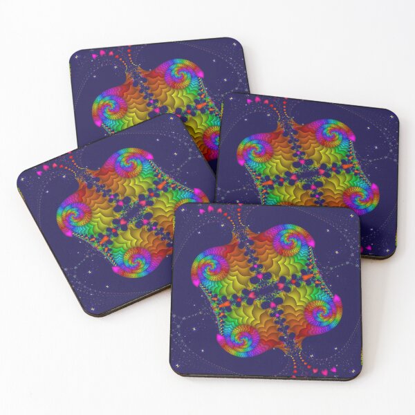 Item preview, Rainbow Fractal Symmetry designed and sold by pinkal.