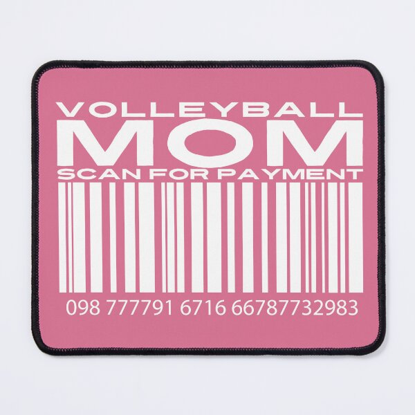 Item preview, Volleyball Mom Scan For Payment | Volleyball Parents | Competition Volleyball | Volleyball Mom | Barcode (Black Lettering Available) designed and sold by Wavecrest Wearables.