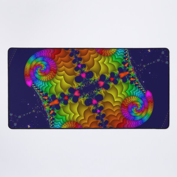 Item preview, Rainbow Fractal Symmetry designed and sold by pinkal.