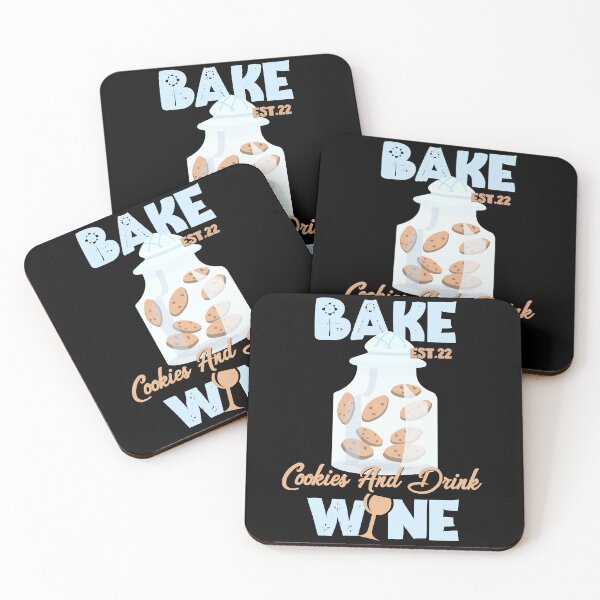 Item preview, BAKE COOOKIES AND DRINK WINE designed and sold by GAADesignz.