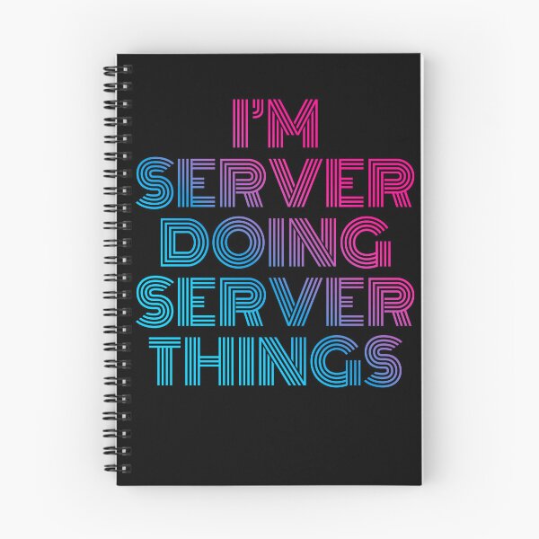 Item preview, I'm Server Doing Server Things Retro Neon designed and sold by SVPOD.