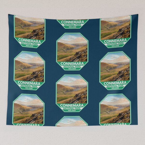Item preview, Connemara National Park Ireland Emblem designed and sold by KrisSidDesigns.