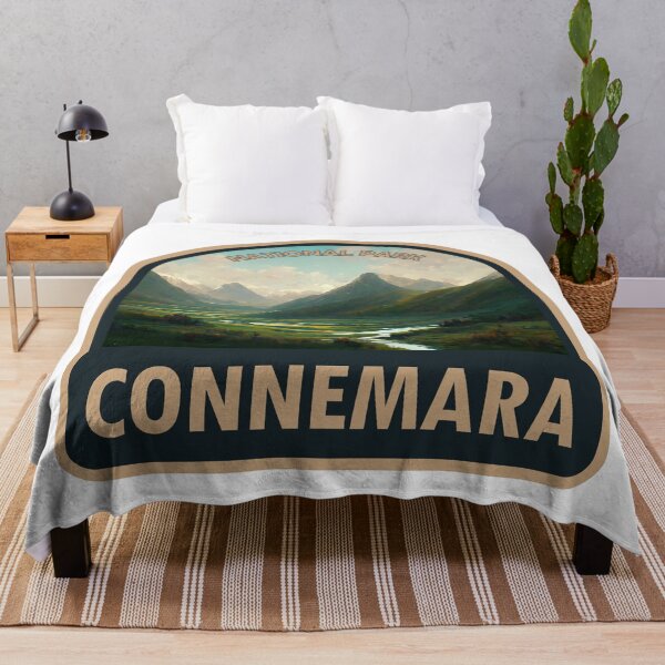 Item preview, Connemara National Park Ireland Watercolor designed and sold by KrisSidDesigns.