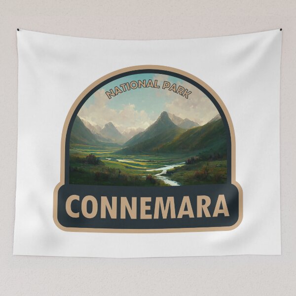 Item preview, Connemara National Park Ireland Watercolor designed and sold by KrisSidDesigns.