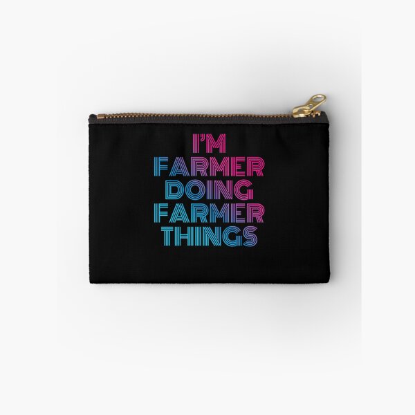 Item preview, I'm Farmer Doing Farmer Things Retro Neon designed and sold by SVPOD.