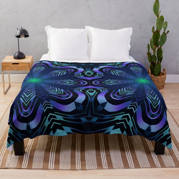 Item preview, Abstract Blue Floral Paint designed and sold by adoredigitals.