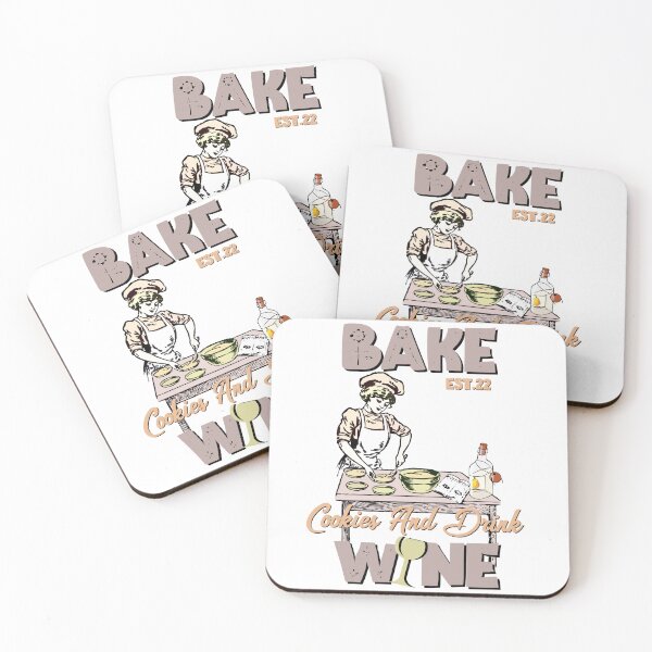 Item preview, BAKE COOOKIES AND DRINK WINE designed and sold by GAADesignz.