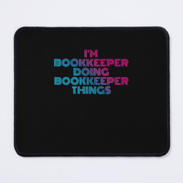 Item preview, I'm Bookkeeper Doing Bookkeeper Things Retro Neon designed and sold by SVPOD.