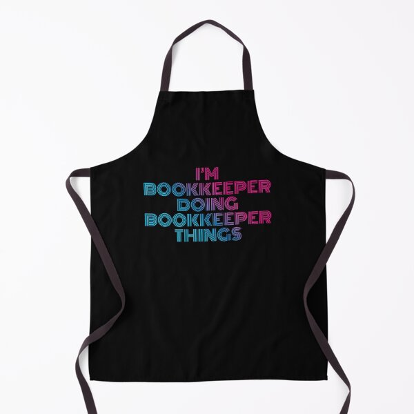 Item preview, I'm Bookkeeper Doing Bookkeeper Things Retro Neon designed and sold by SVPOD.