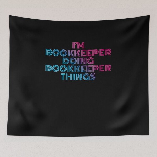 Item preview, I'm Bookkeeper Doing Bookkeeper Things Retro Neon designed and sold by SVPOD.