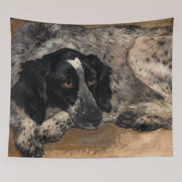 Item preview, A Reclining Spaniel | Henriette Ronner-Knip | Animal Dog Art designed and sold by CJET.