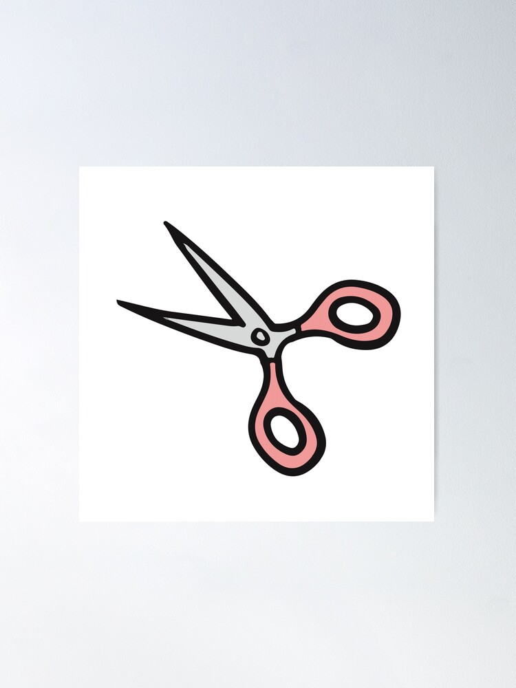 Sewing Scissors Poster for Sale by bakeNo