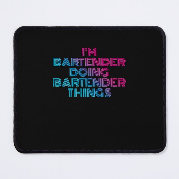 Item preview, I'm Bartender Doing Bartender Things Retro Neon designed and sold by SVPOD.