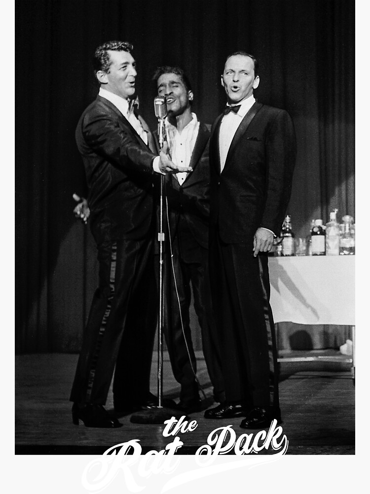 "The Rat Pack Fan Art & Merch" Sticker for Sale by ShotByMondo Redbubble