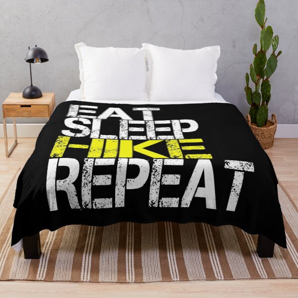 Item preview, Eat Sleep Hike Repeat, Grunge designed and sold by ACC .