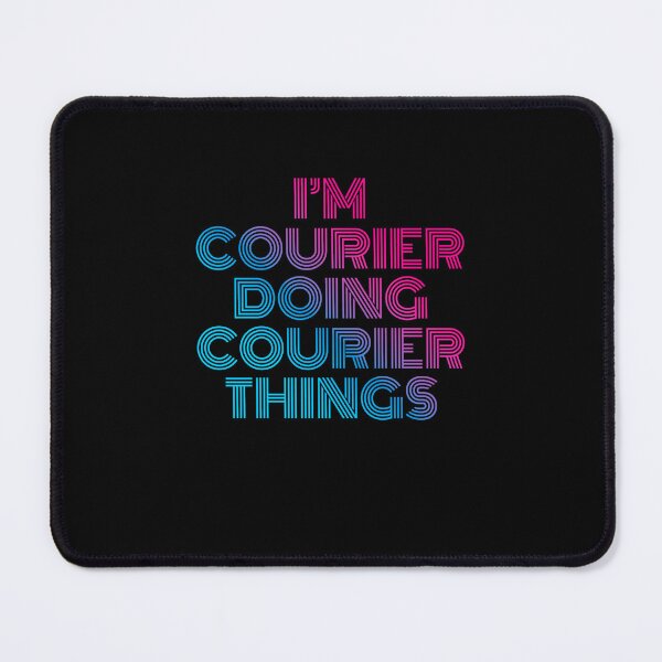 Item preview, I'm Courier Doing Courier Things Retro Neon designed and sold by SVPOD.