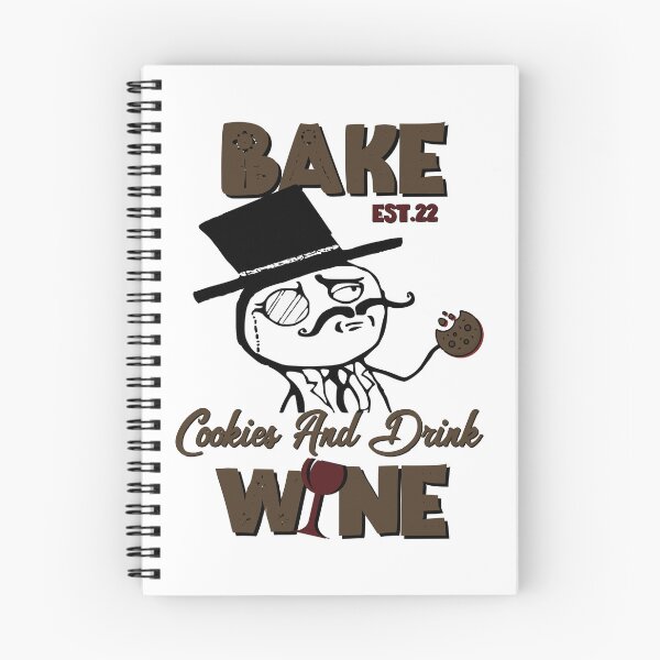 Item preview, BAKE COOOKIES AND DRINK WINE designed and sold by GAADesignz.
